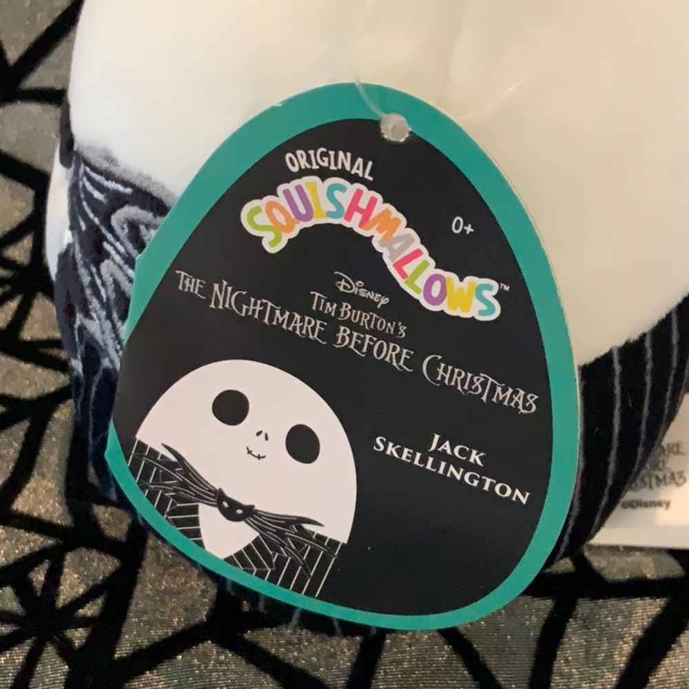 Squishmallows Disney Jack Skellington The Nightmare Before Christmas Plush NWT - Picture 4 of 13